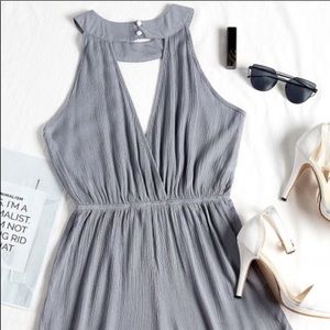 Gray Romper